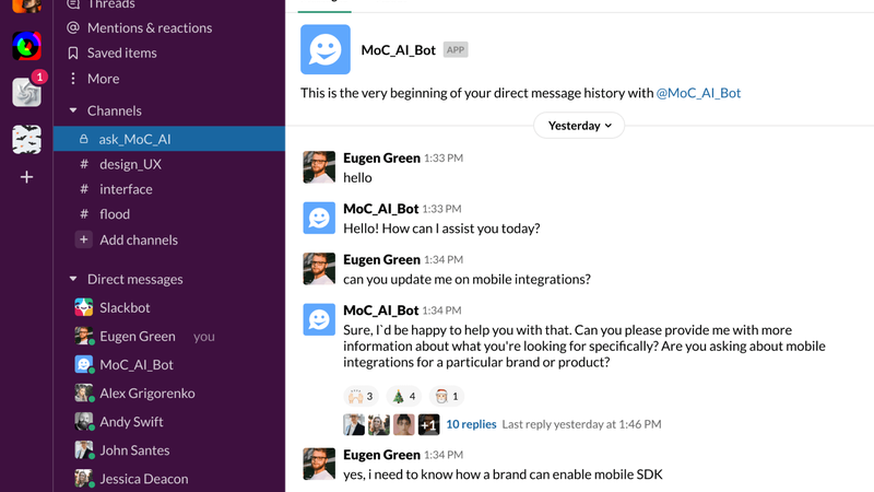 Internal Knowledge AI